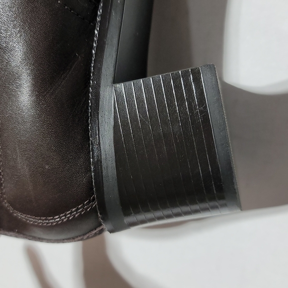 WHITE MOUNTAIN CASUAL CLASSIC DARK ACADEMIA LACE UP BROWN LEATHER LOAFERS 10W - Picture 9 of 13